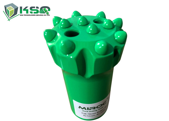 রক ড্রিলিং শীর্ষ হাতুড়ি ড্রিল বিট জন্য T38 76mm পরিধান প্রতিরোধের