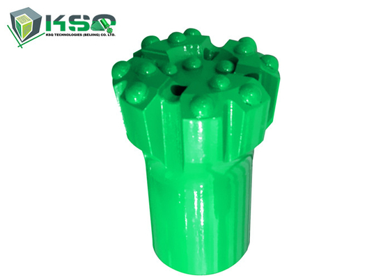 32mm-152mm T45 টানেলিং মাইনিং কোয়ারি রক ড্রিলিং টুল থ্রেডেড বাটন বিট
