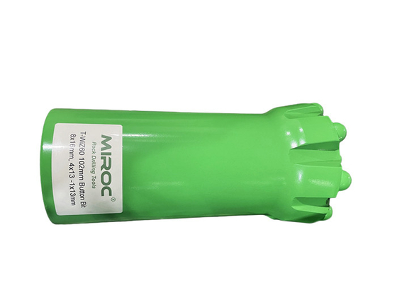 শীর্ষ হ্যামার রক ড্রিলিং টুলস T-WIZ60 102 মিমি থ্রেড বোতাম বিটস ক্যারিয়ারিং এবং খনির জন্য