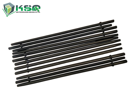H22x108mm ট্যাপার ড্রিল স্টিল রড 4/6/7/11/12 ডিগ্রী দৈর্ঘ্য 800mm শীর্ষ হ্যামার ড্রিলিং জন্য