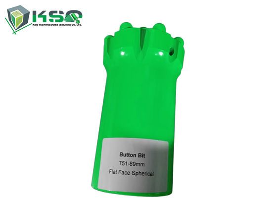 বেঞ্চ ড্রিলিংয়ের জন্য সেমি-বালস্টিক কার্বাইড ডিজাইনের সাথে T51-89mm থ্রেড বোতাম বিট