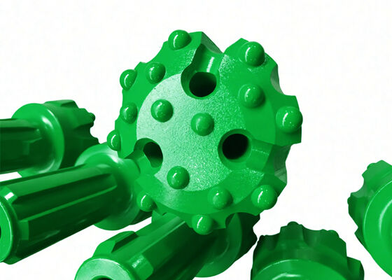 110-120 মিমি নিম্ন বায়ু চাপ ডিটিএইচ হ্যামার ড্রিল বিট অ্যালোয় স্টিল নির্মাণের সাথে জল এবং খনির জন্য