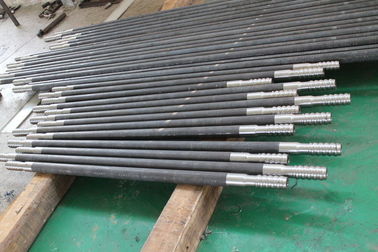 Hex32 - T38 থ্রেডেড ড্রিল রড ফ্লাশিং হোল 9.6 মিমি উচ্চ ক্লান্তি শক্তি সঙ্গে