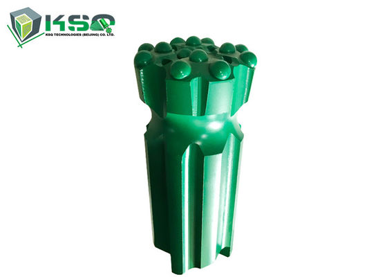 64mm T38 টংস্টেন কার্বাইড Retracable থ্রেড বোতাম বিট শীর্ষ হাতুড়ি তুরপুন জন্য