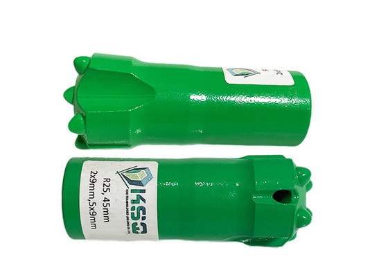 R32 45mm 51mm মাইনিং কনস্ট্রাকশন টুলস থ্রেড বোতাম ড্রিল বিট