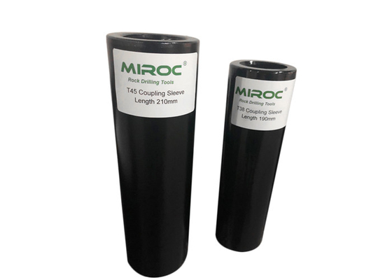 T45 ড্রিল Coupling আচ্ছাদন দৈর্ঘ্য 210mm ব্যাসার্ধ 63 মিমি ভূগর্ভস্থ খনির জন্য
