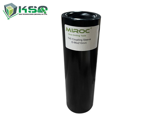 T45 ড্রিল Coupling আচ্ছাদন দৈর্ঘ্য 210mm ব্যাসার্ধ 63 মিমি ভূগর্ভস্থ খনির জন্য