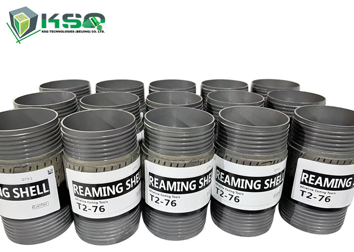 T2-76mm কোর ড্রিলিং সরঞ্জামগুলি খনিজ অনুসন্ধানের দক্ষতা বাড়ানোর জন্য শেল পুনর্নির্মাণের জন্য রিমার্স