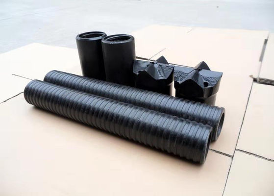 Full Threaded Steel Self Drilling Hollow Anchor Rods For Mining 200KN-8000KN Capacity