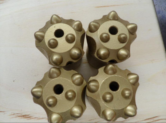 1 1/4" Rock Drilling Tools , Tapered Tungsten Carbide Button Bits