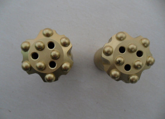 Alloy Steel 42CrMo Mining Drilling Tools , Cemented Carbide Tapered Drill Bits
