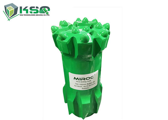 T60 102mm ব্যাস কার্বাইড ইস্পাত উপাদান Retrac বডি রক বোতাম ড্রিল বিট