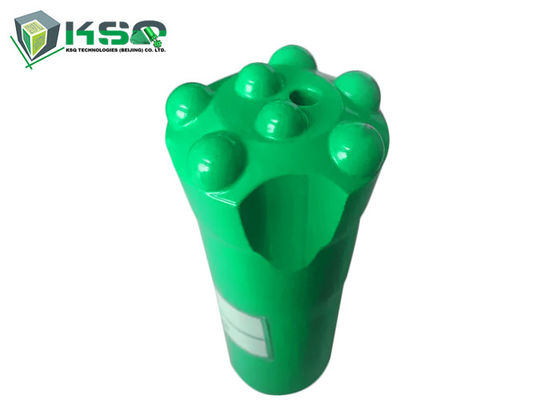 উচ্চ শক্তির খাদ ইস্পাত বোতাম ড্রিল বিট R28 ব্যালিস্টিক মাইনিং থ্রেড রক