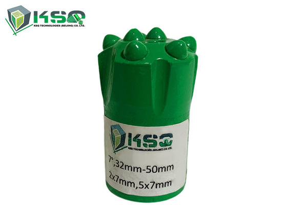মাইনিং ড্রিলিং টানেলিং টেপারড বোতাম বিট ছোট স্কার্ট 7 ডিগ্রি 32-50 মিমি