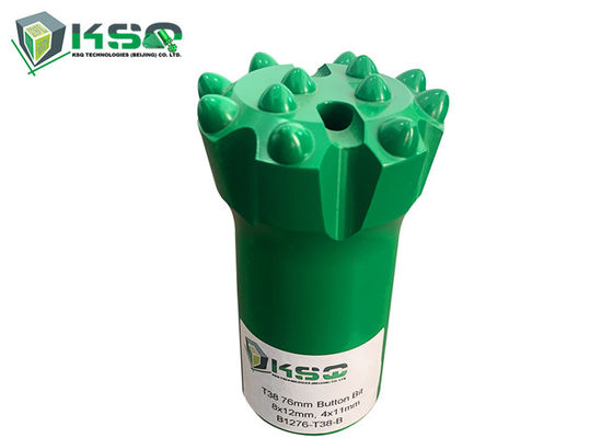 লং সার্ভিস লাইফ ড্রিল T38 থ্রেডেড বোতাম বিট ব্যাস 76 মিমি