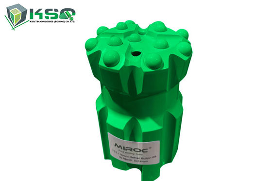 T51 115mm বোতাম বিটস রক ড্রিলিং ব্যালিস্টিক গোলাকার থ্রেড