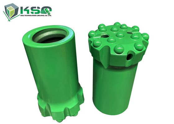 T51 89mm বোতাম ড্রিল বিট টংস্টেন কার্বাইড / 14 বোতাম থ্রেডেড