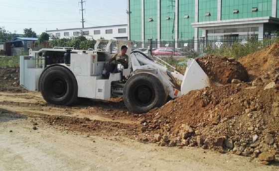 ভূগর্ভস্থ খনির লোড মালবাহী ডাম্প মেশিন অরেঞ্জ / হোয়াইট / হলুদ