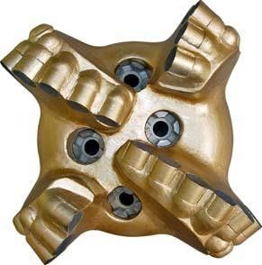 F4456HY M422 PDC Drill Bit Short Parabola Crown Profile Ø16 / Ø19 Cutters