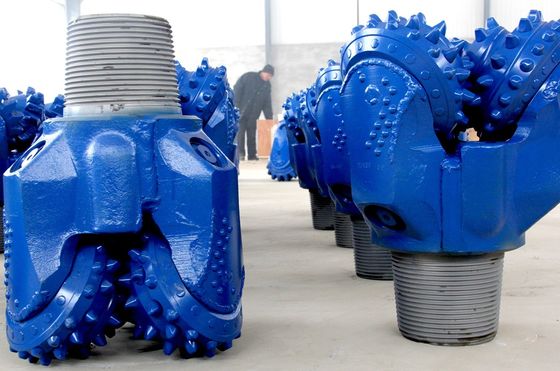 জল ওয়েল ড্রিলিং খবর নীল টেকসই TCI Tricone ড্রিল বিট, রক শঙ্কু ড্রিল বিট