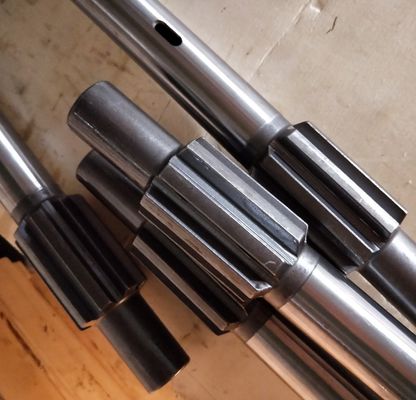 T38 T45 এইচডি 609 ফোর্জিং ড্রিল শঙ্ক অ্যাডাপ্টার ভূগর্ভস্থ খনির জন্য নিজস্ব রঙ