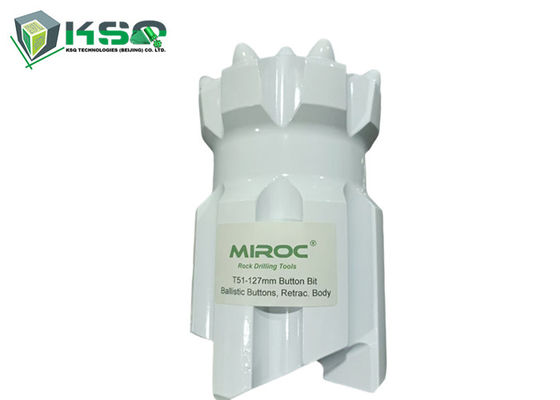ব্যাসার্ধ 127mm T51 Retrac Button Bit সাধারণ এবং retrac টাইপ শরীরের জন্য বিক্রয়