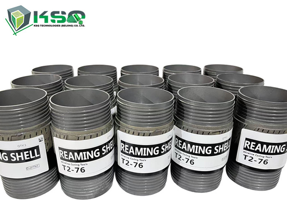 T2-76mm কোর ড্রিলিং সরঞ্জামগুলি খনিজ অনুসন্ধানের দক্ষতা বাড়ানোর জন্য শেল পুনর্নির্মাণের জন্য রিমার্স