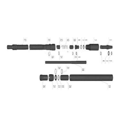 বিভিন্ন ড্রিলিং অ্যাপ্লিকেশনগুলির জন্য বহুমুখী ডিটিএইচ ড্রিলিং হ্যামার গর্ত 60-305 মিমি