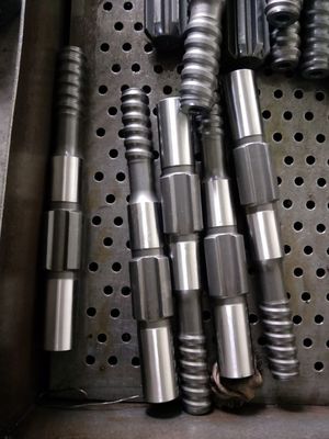 দৈর্ঘ্য 381 মিমি ড্রিল বিট থ্রেড অ্যাডাপ্টার থ্রেড R32 / R38 / T38 / T45 দিয়ে