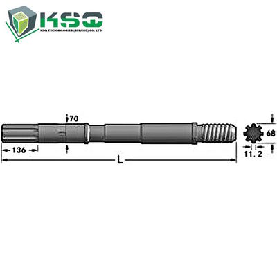 এটলাস কপো ড্রিল শঙ্ক অ্যাডাপ্টার সিওপি 2160EX, সিপ 4050EX, সিপ 4050 এম ইউএক্স