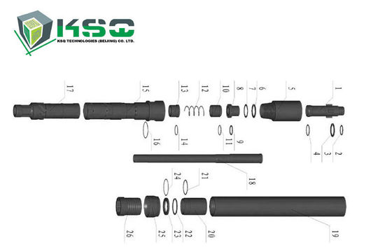 মাইনিং জন্য CNC MILLING রোল ড্রিলিং সরঞ্জাম জল ওয়েল তুরপুন ড্রিল রড
