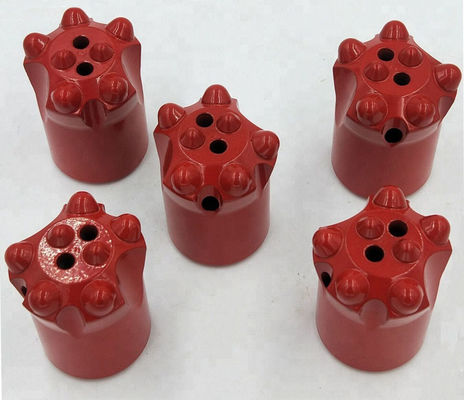 কার্বন ইস্পাত 38mm থ্রেড বোতাম বিট 4/7 ওরে মাইনিং ব্লাস্টিংয়ের জন্য বাটন