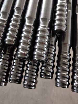 T51 এক্সটেনশন থ্রেডেড ড্রিল রড ফ্লাশিং হোল বেঞ্চ তুরপুন জন্য 21.5 মিমি