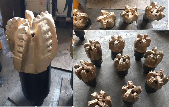 ইস্পাত শরীর / ম্যাট্রিক্স শারীরিক পিডিসি ড্রিল বিট জল ভাল / গ্যাস তেল ওয়েল তুরপুন জন্য 5 ব্লেড