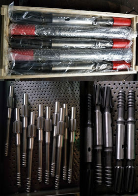 ভূগর্ভস্থ খনির ড্রিল শ্যাঙ্ক অ্যাডাপ্টার আর 32 আর 38 টি 38 থ্রেড উচ্চ শক্তি