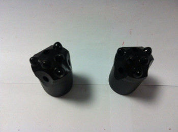 কার্বন স্টিল ছোট রক ড্রিল বিট 11 ডিগ্রি টেপার্ড বোতাম বিট 7 ব্যালিস্টিক বোতাম