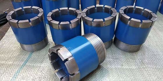 একক টিউব ডায়মন্ড টিপ ড্রিল বিট গরম চাপযুক্ত সিন্টার্ড ডায়া 28 - 200 মিমি