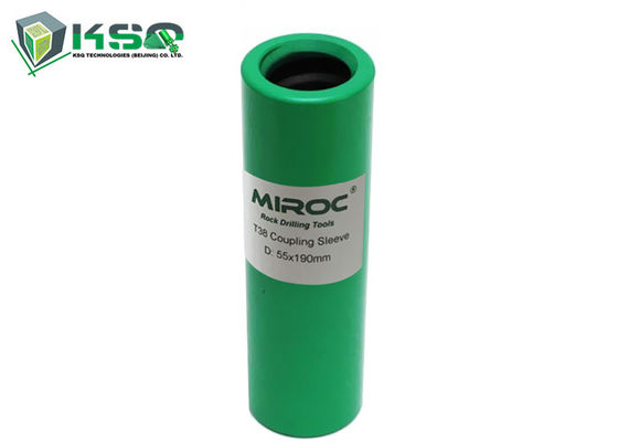 লং হোল ড্রিল কাপলিং স্লিভ টি 38 টি 45 আর 51 সম্পূর্ণ সেতু থ্রেডেড 71 মিমি ব্যাস