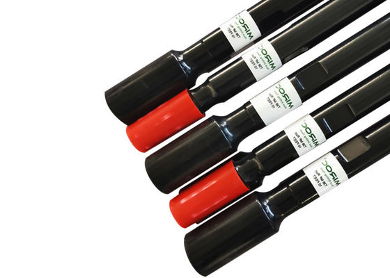 রাউন্ড 12 ফুট T38 ড্রিল এক্সটেনশন রড / রেঞ্চ ফ্ল্যাট 32 মিমি সঙ্গে ইস্পাত ড্রিল রড