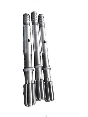 মিশ্র স্টিলের থ্রেডেড শ্যাঙ্ক ড্রিল বিট অ্যাডাপ্টার এইচসি 150আরপি টি 45 670 মিমি দৈর্ঘ্য