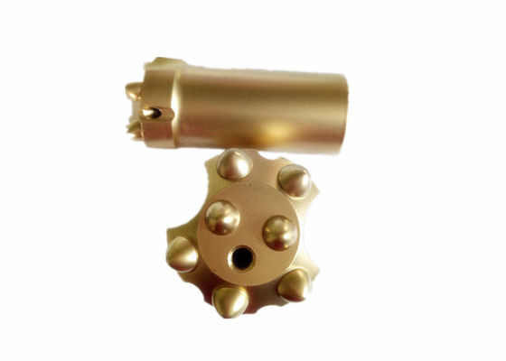 ড্রিফটিং টানেলিং রক ড্রিল খুচরা যন্ত্রাংশ 7/11/12 ডিগ্রী ডায় 34mm 38mm 41mm