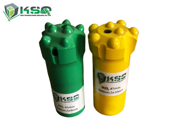 ড্রিফটিং এবং টানেলিং এর জন্য স্ফেরিক্যাল বোতাম বিট রক ড্রিলিং R25