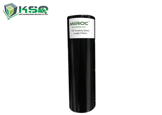 33mm-76mm ব্যাস ড্রিল ক্যাপিং সহচরী শিলা / খনির ড্রি রড, কালো রঙের জন্য