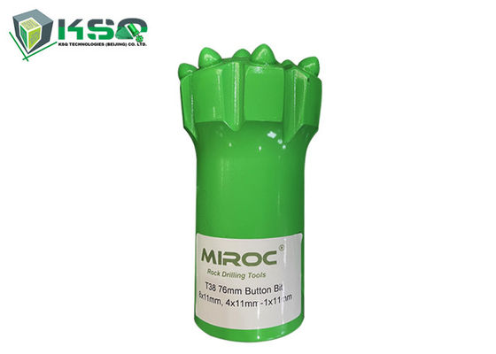 T38 64 মিমি থেকে 89 মিমি শীর্ষ হাতুড়ি টুংস্টেন কার্বাইড থ্রেড বোতাম ড্রিল বিট