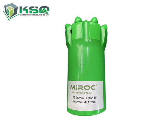 T45 70 মিমি থেকে 102 মিমি শীর্ষ হাতুড়ি টুংস্টেন কার্বাইড থ্রেড বোতাম ড্রিল বিট