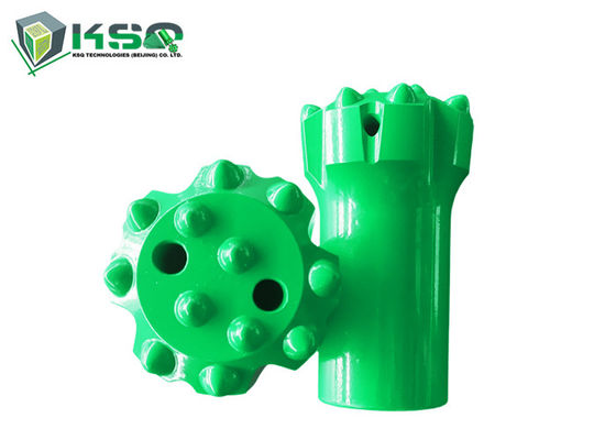 12 বোতাম সমতল মুখ ব্যাস 76mm T45 ড্রিল বিট শীর্ষ হাতুড়ি তুরপুন জন্য