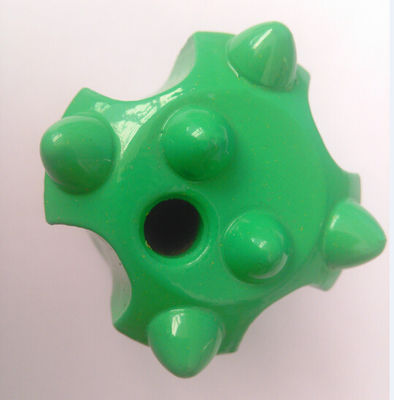 7 ° মোমবাতি বাটন ড্রিল বিট ব্যাসার্ধ 40mm গেজ 4 x 8mm টংস্টেন কারবাইড