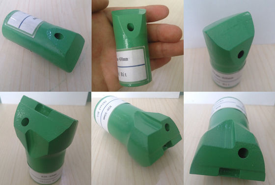 H25 / R38 ফ্লাট / অবজেক্ট বাটন ড্রিল বিট, টানেলিং জন্য ক্রস বিট থ্রেড স্টীল