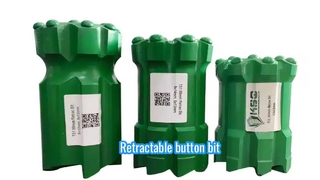 মাইনিং কোয়ারির জন্য MIROC 89mm T51 প্রত্যাহারযোগ্য কার্বাইড বোতাম ড্রিল বিট